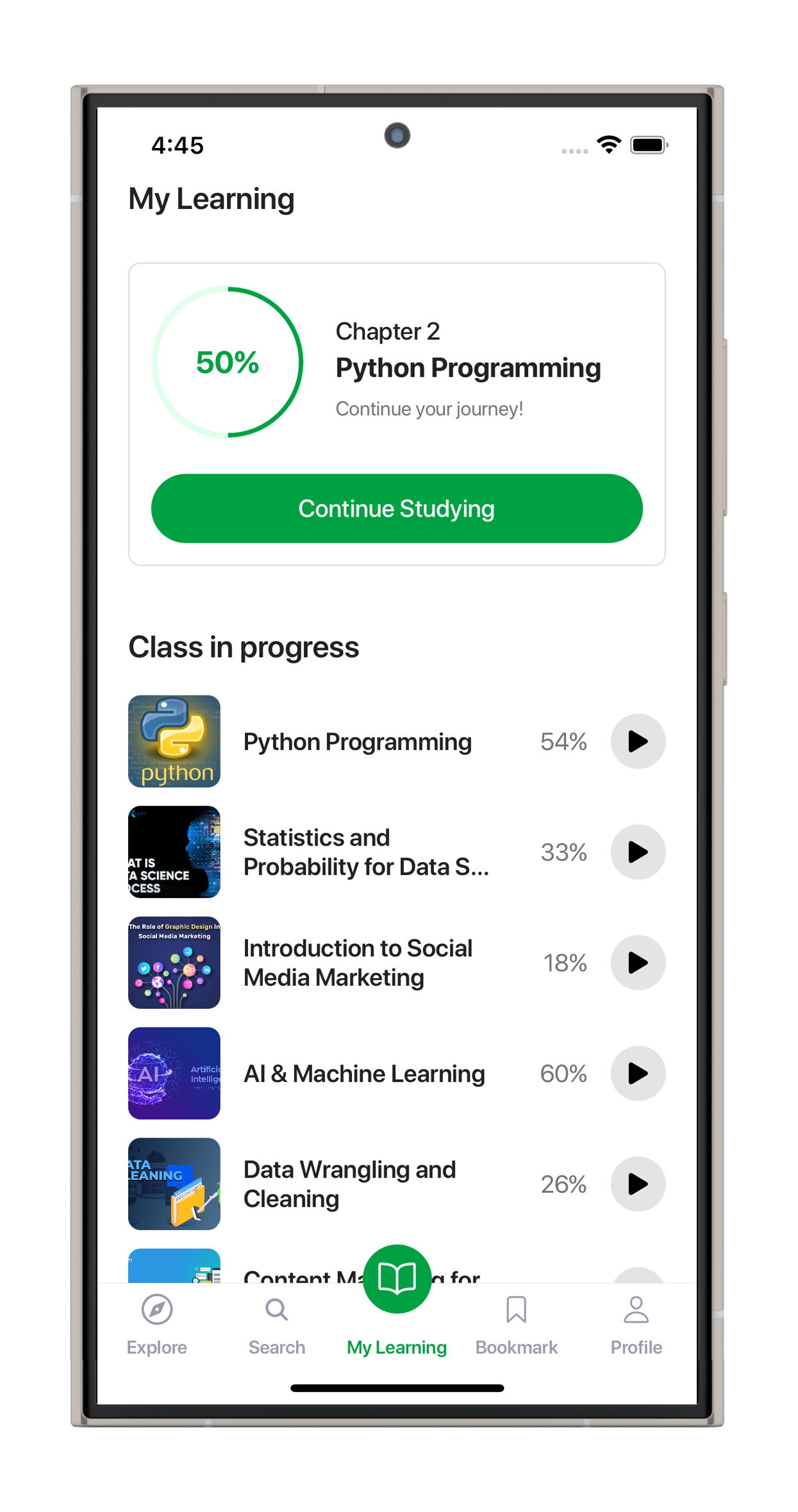 Learning Management System (LMS) App